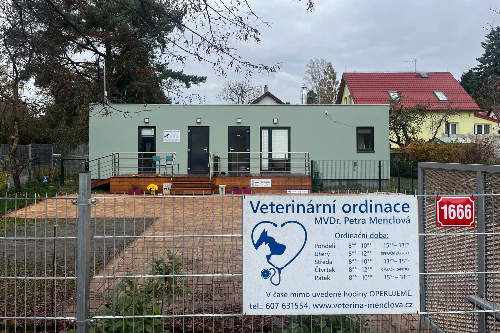 Veterinární ordinace Menclová – interiér ordinace